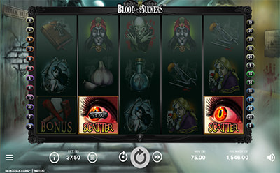 Giros gratis en la slot Blood Suckers