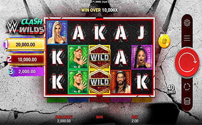 Tragamonedas Clash Wilds en el casino online chileno Spin Casino