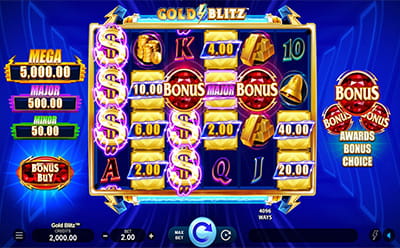Tragamonedas Gold Blitz en el casino online chileno Spin Casino