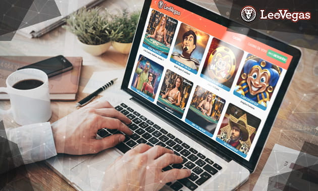 Vista general del casino online LeoVegas