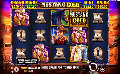 Tragamonedas Mustang Gold en el casino online chileno 1xBet