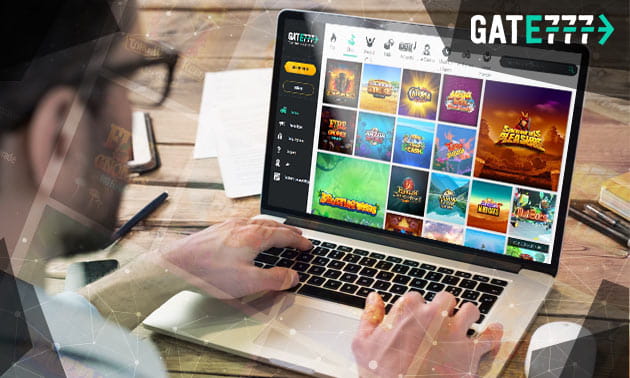 Vista general del casino online Gate777