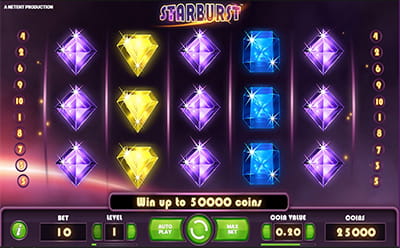 Tragamonedas Starburst en el casino online Betway Chile