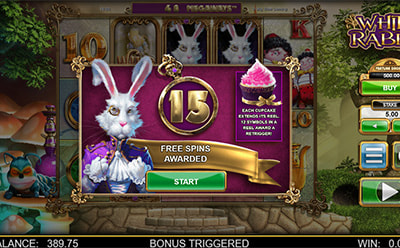 Bonificación de la slot White Rabbit